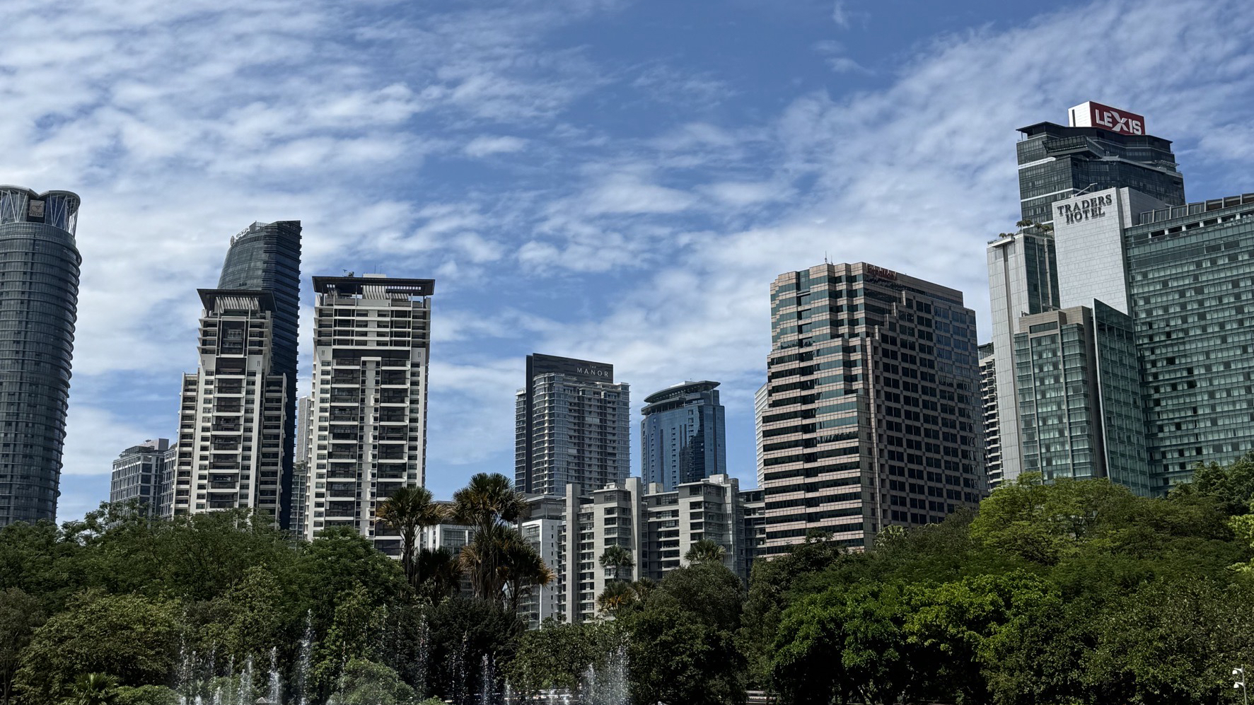 City skyline background